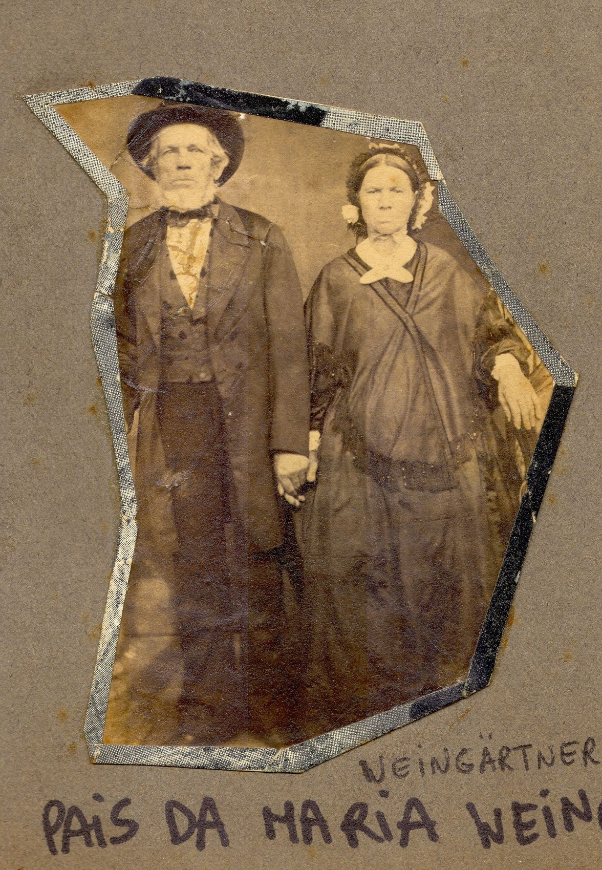 Miguel Weingärtner and Anna Catharina Heil, parents of Maria Weingärtner, Radamés' maternal grandmother.